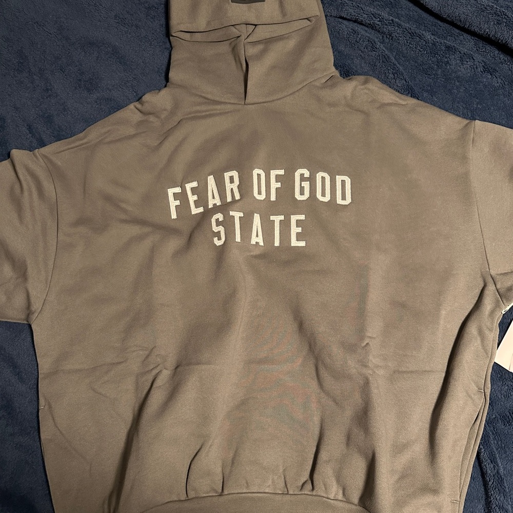 Fear of God State Moss Green Hoodie